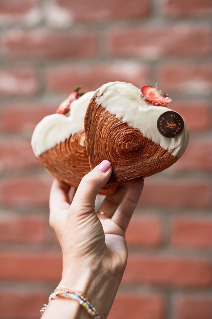 heart croissant