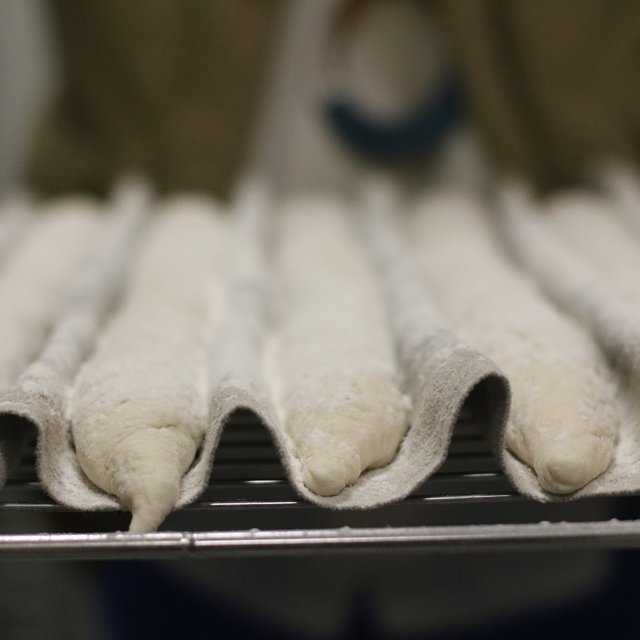 Baguettes before the oven... 🥖🧡🥖🧡 #WeAreBakers 