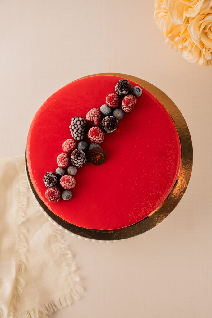 raspberry mousse cake