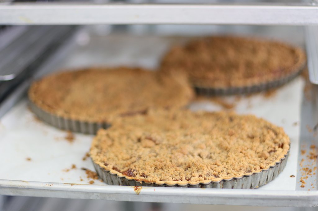 apple streusel Tart